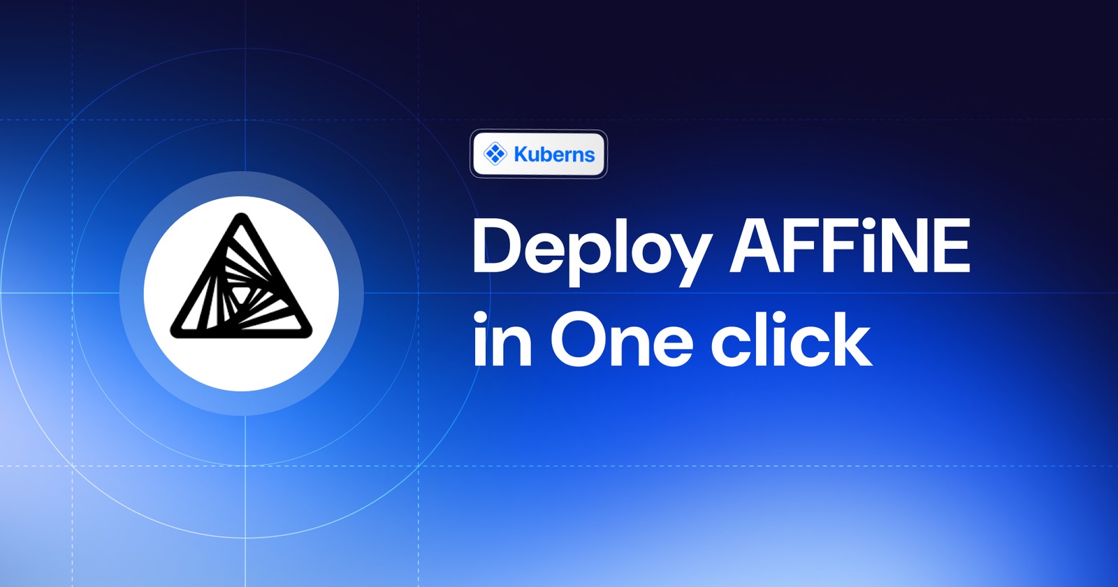 img of How to Self-Host Affine in One Click with Kuberns