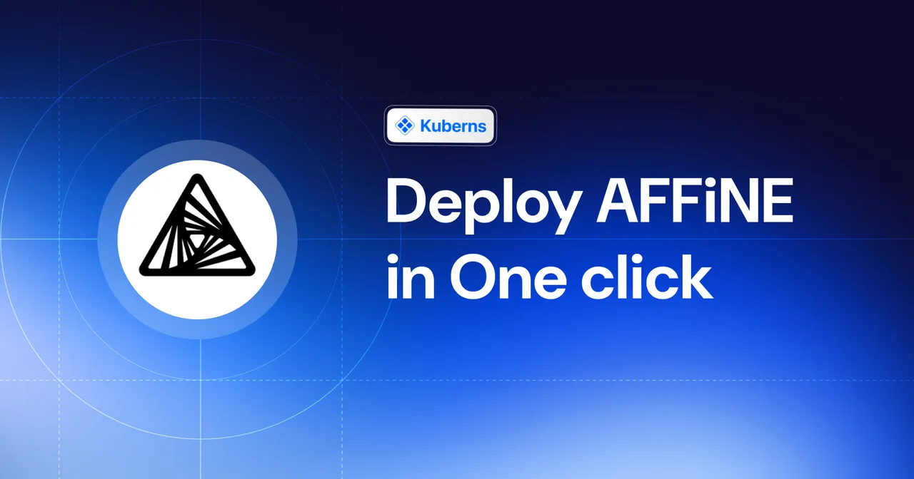 img of How to Self-Host Affine in One Click with Kuberns
