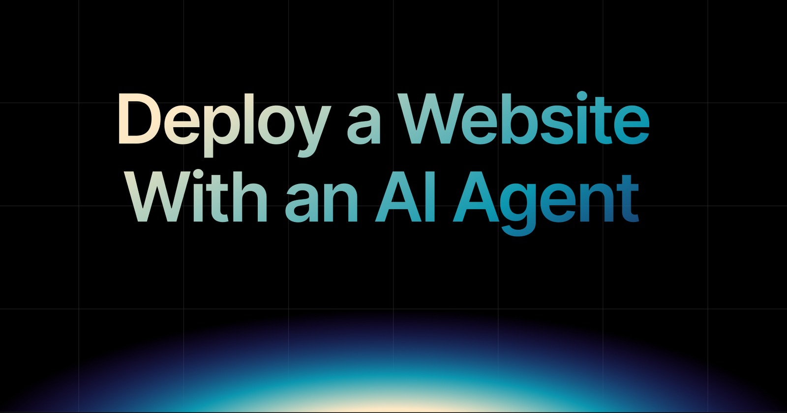 img of How to Deploy a Website With AI Agent in 2026