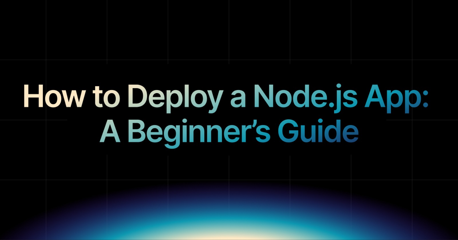 Deploy NodeJs App in just one Click (No SSH Required)