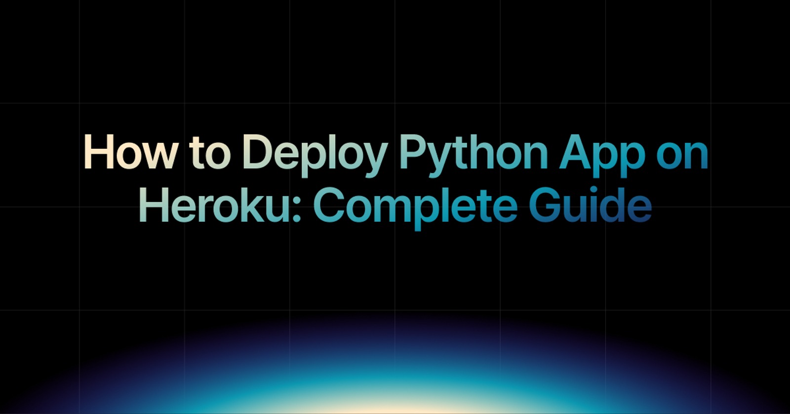 img of How to Deploy a Python App on Heroku in 2026 (Flask, Django, FastAPI)
