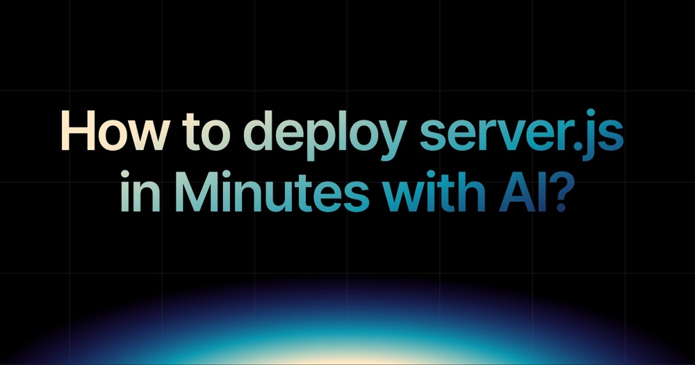 img of How to deploy server.js in Minutes with AI?