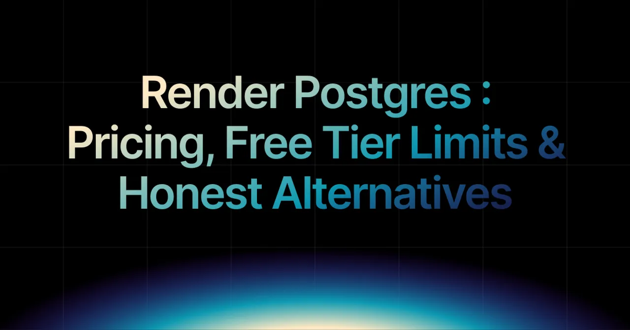 img of Render Postgres 2026: Pricing, Free Tier Limits and What Devs Hit